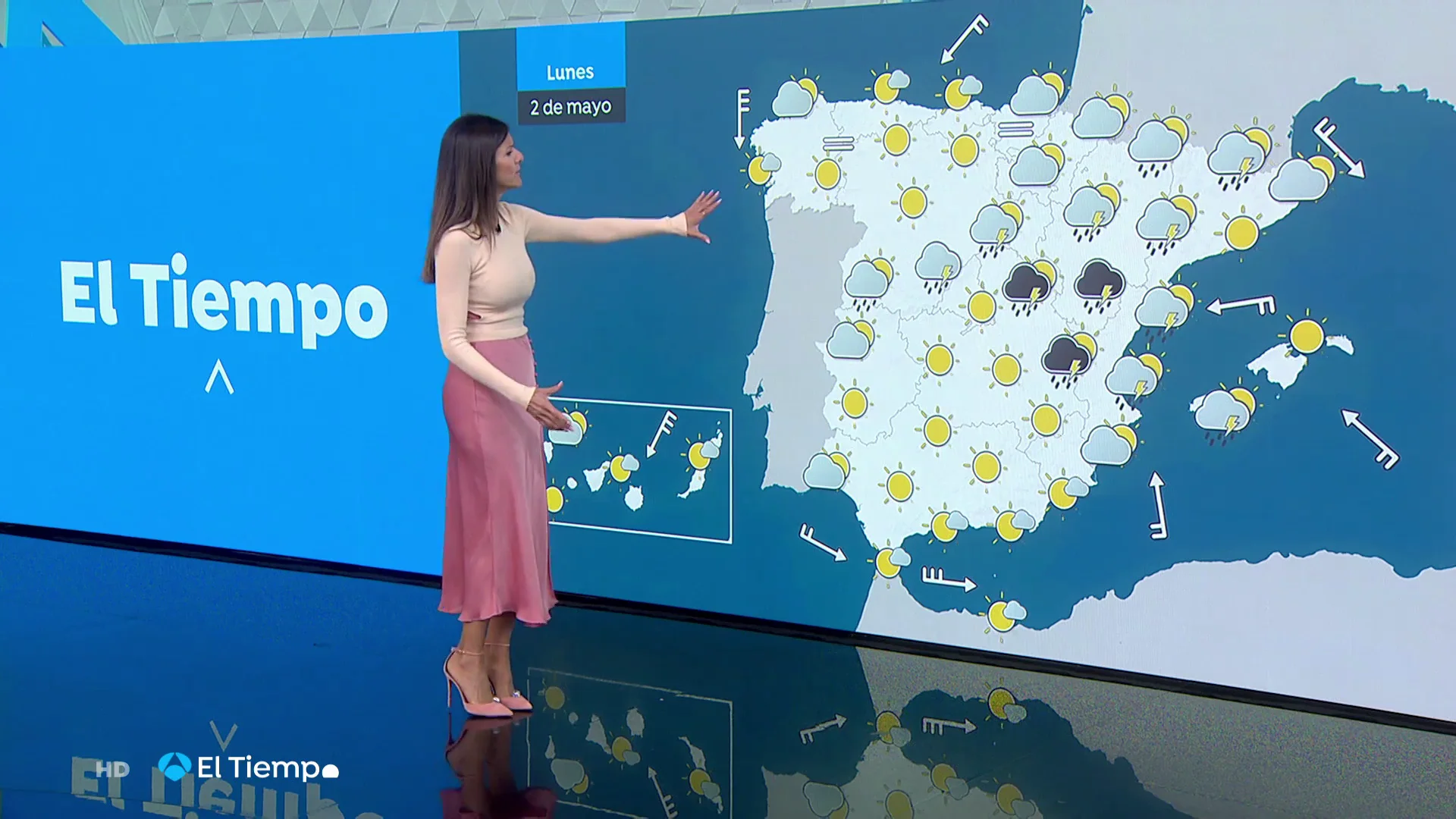 Domingo con subida generalizada de temperaturas excepto en el tercio norte peninsular