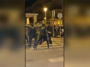 Enfrentamiento entre moteros y Guardia Civil, Chipiona