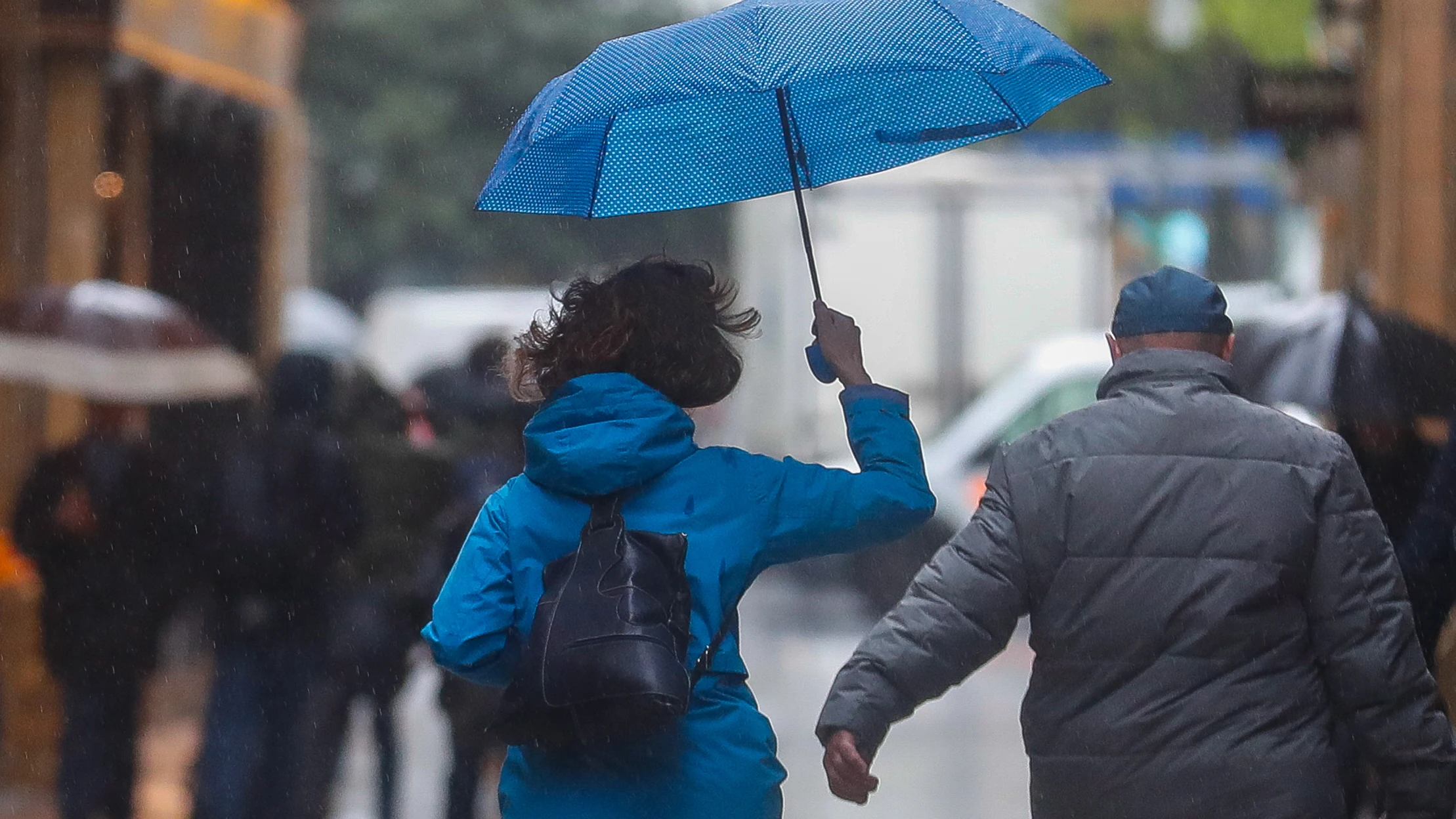 Fuerte granizada en el sur de Madrid