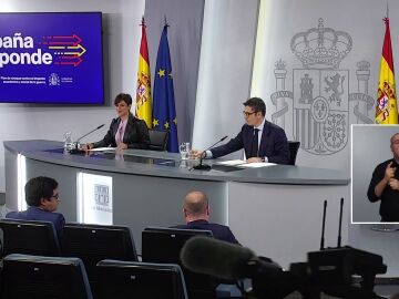 Rueda de prensa 'sorpresa' de Isabel Rodríguez y Félix Bolaños, streaming en directo 