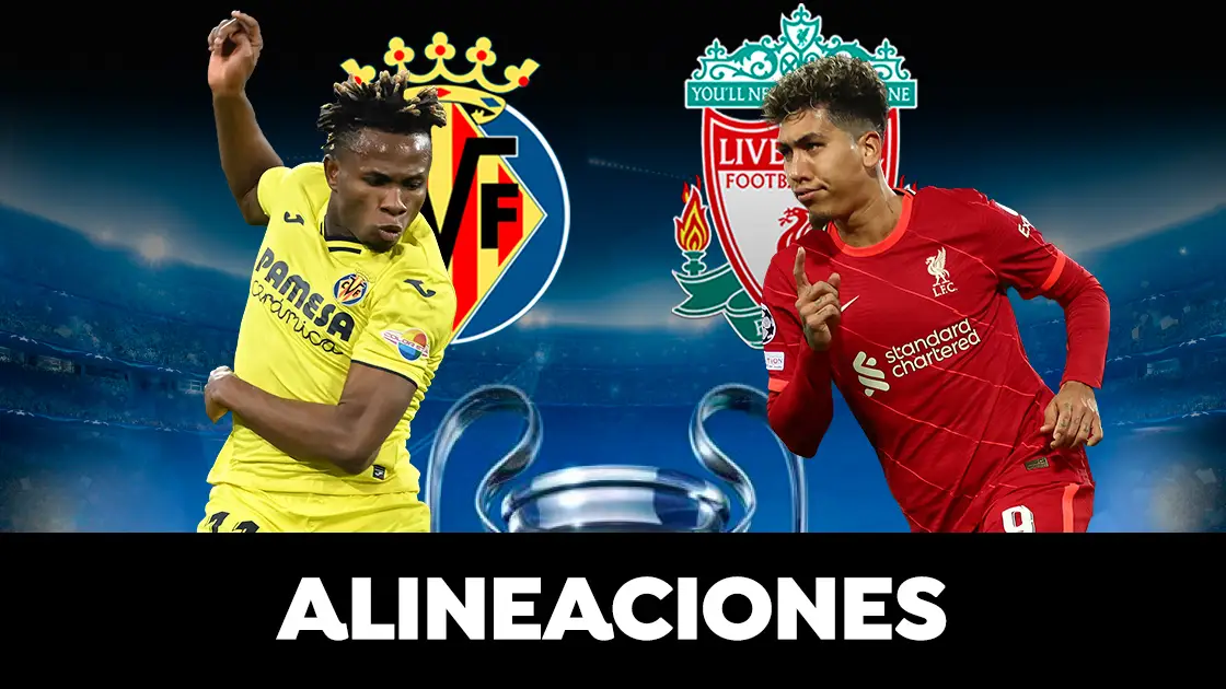 Alineaci&oacute;n del Villarreal ante el Liverpool en Champions