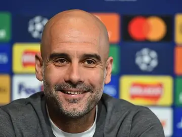 Guardiola, en rueda de prensa Guardiola, en rueda de prensa