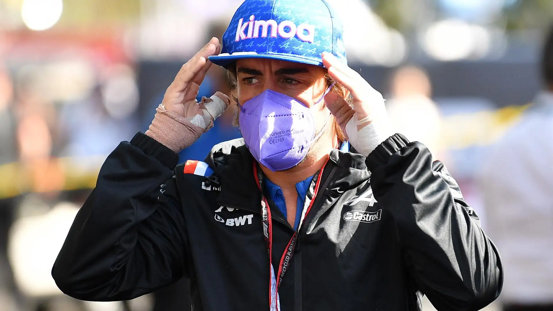 Fernando Alonso, en el paddock Fernando Alonso, en el paddock