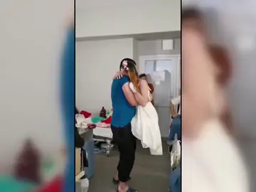 El baile nupcial de Oksana en el hospital
