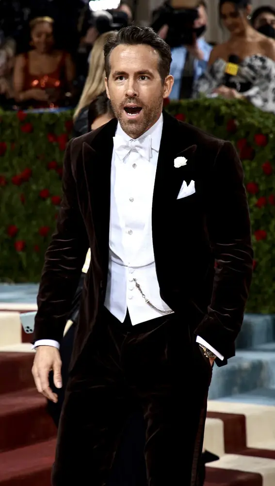Ryan Reynolds, impresionado en la Met Gala 2022