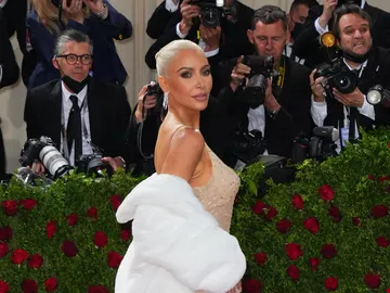 Kim Kardashian en la Met Gala 2022 Kim Kardashian en la Met Gala 2022