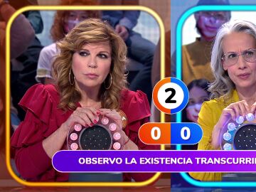 Mónica Aragón y Belinda Washington miran ‘La Pista’ pasar al son de Fangoria en ‘Pasapalabra’