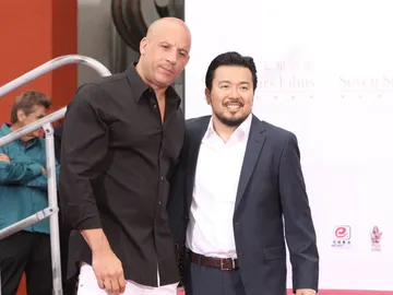 Vin Diesel y Justin Lin Vin Diesel y Justin Lin
