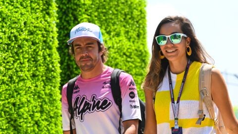 Fernando Alonso y Andrea Schlager