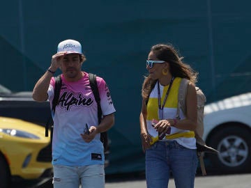 Fernando Alonso y Andrea Schlager