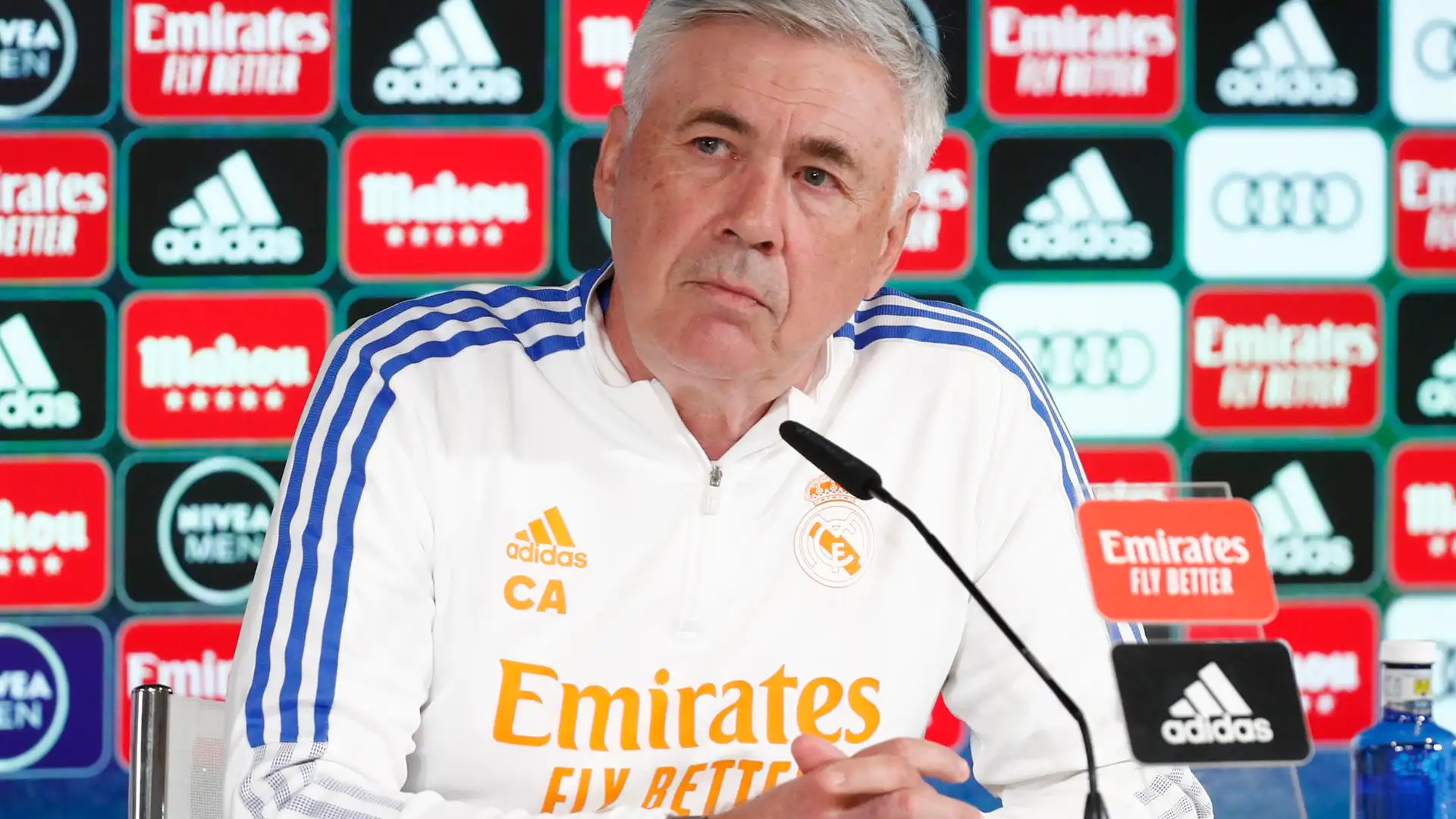 Ancelotti, en rueda de prensa Ancelotti, en rueda de prensa