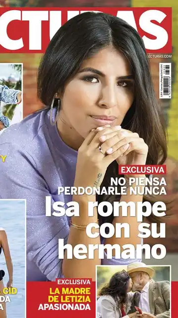 Portada de Lecturas con Paloma Rocasolano y su novio Portada de Lecturas con Paloma Rocasolano y su novio