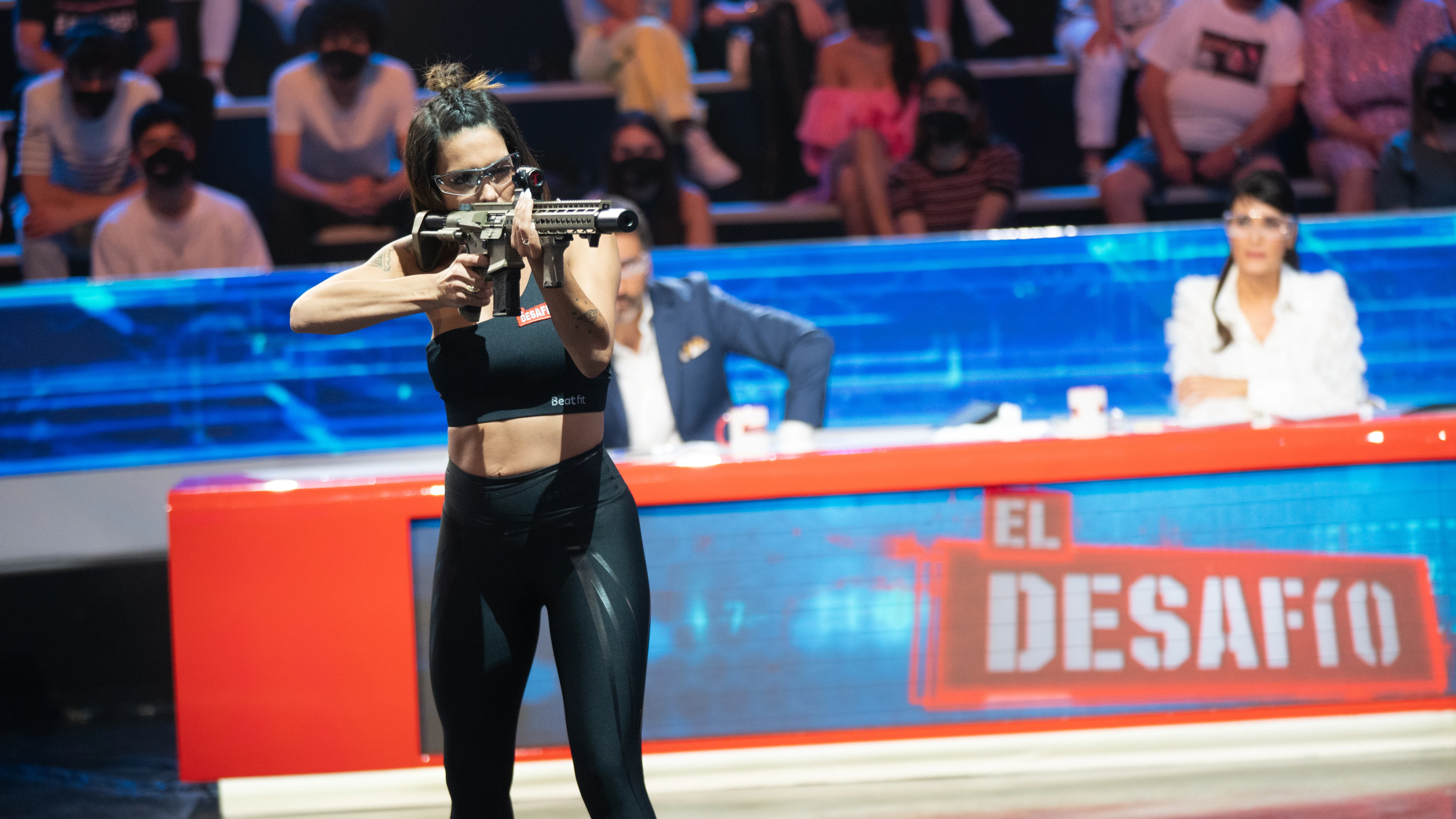 Lorena Castell, una guerrera, en el Tiro con Carabina en ‘El Desafío’ Lorena Castell, una guerrera, en el Tiro con Carabina en ‘El Desafío’