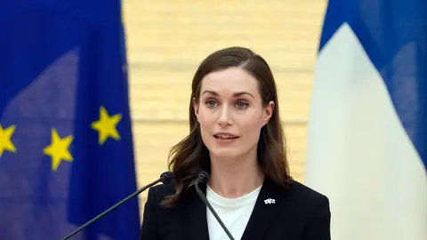 La primera ministra de Finlandia, Sanna Marin La primera ministra de Finlandia, Sanna Marin