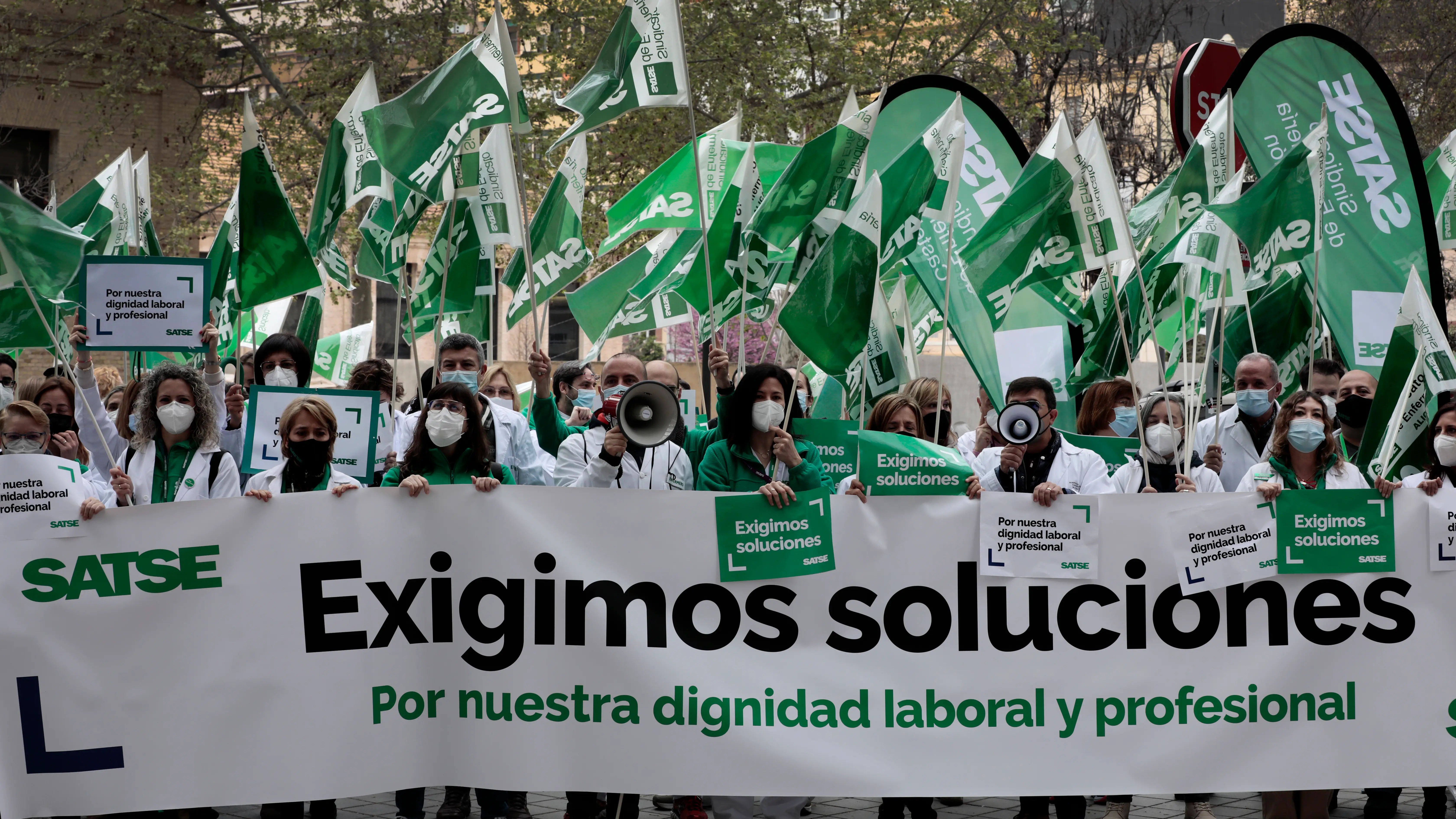 Una concentraci&oacute;n de SATSE