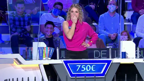 Un paso en falso hace tambalear a Sandra, ¿logrará salvar sus 750 euros acumulados? Un paso en falso hace tambalear a Sandra, ¿logrará salvar sus 750 euros acumulados?