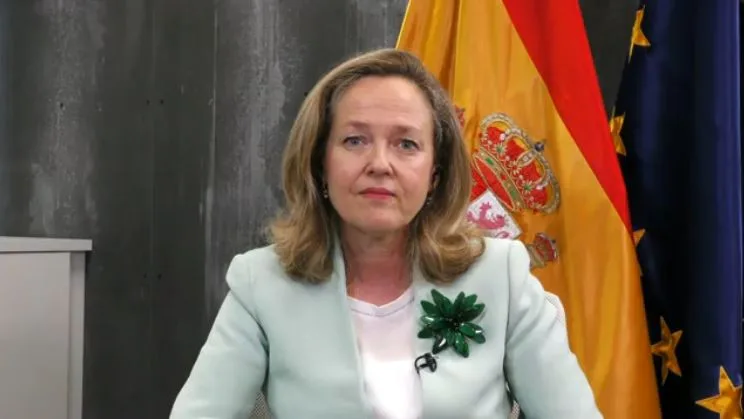 La vicepresidenta Nadia Calvi&ntilde;o