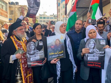 Palestina llora la muerte de la periodista