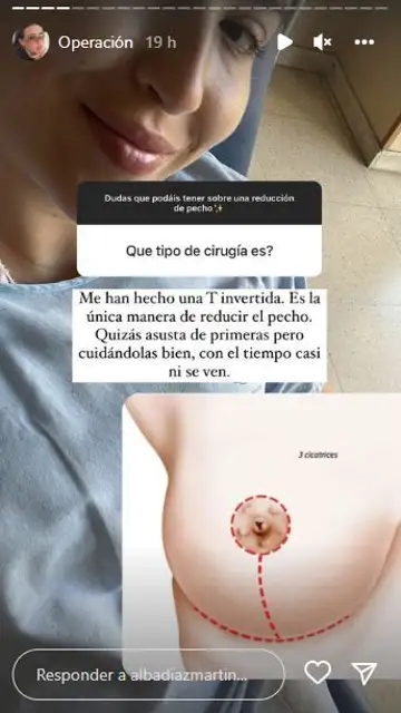 Storie de Instagram de Alba Díaz Storie de Instagram de Alba Díaz