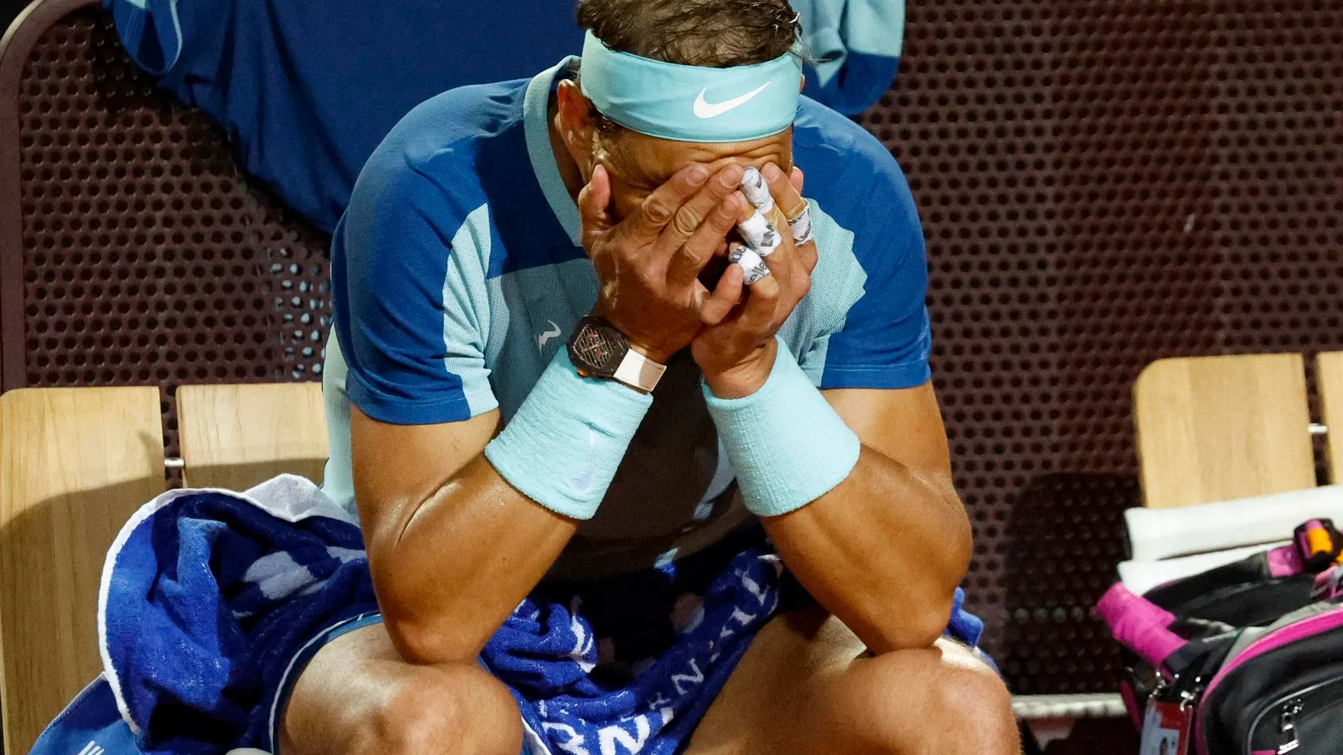 Nadal, tras caer ante Shapovalov en Roma Nadal, tras caer ante Shapovalov en Roma