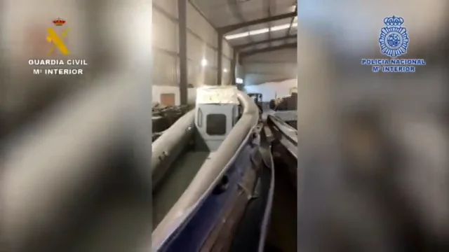 Descubren un sótano semi inundado para realizar pruebas de flotabilidad de narcolanchas en Pontevedra Descubren un sótano semi inundado para realizar pruebas de flotabilidad de narcolanchas en Pontevedra