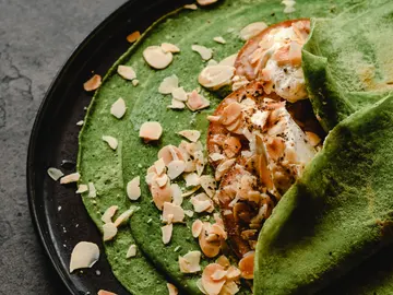 Crepes de espinacas Crepes de espinacas