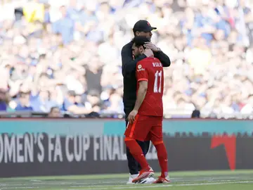 Salah se marcha lesionado en la final de la FA Cup a falta de 14 días para la final de Champions Salah se marcha lesionado en la final de la FA Cup a falta de 14 días para la final de Champions