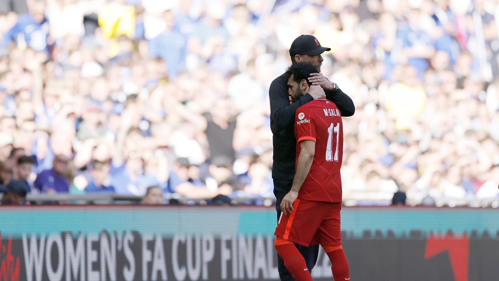 Salah se marcha lesionado en la final de la FA Cup a 14 días para final de Champions