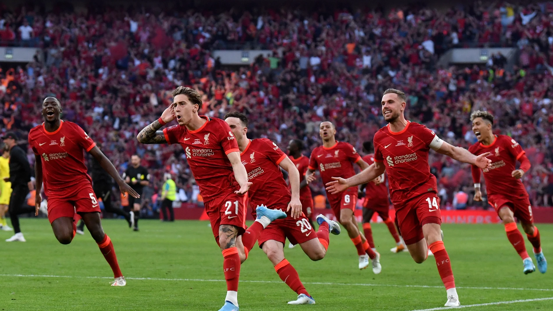 El Liverpool se la FA Cup el Chelsea en los penaltis y se pone a tono para la final de Champions