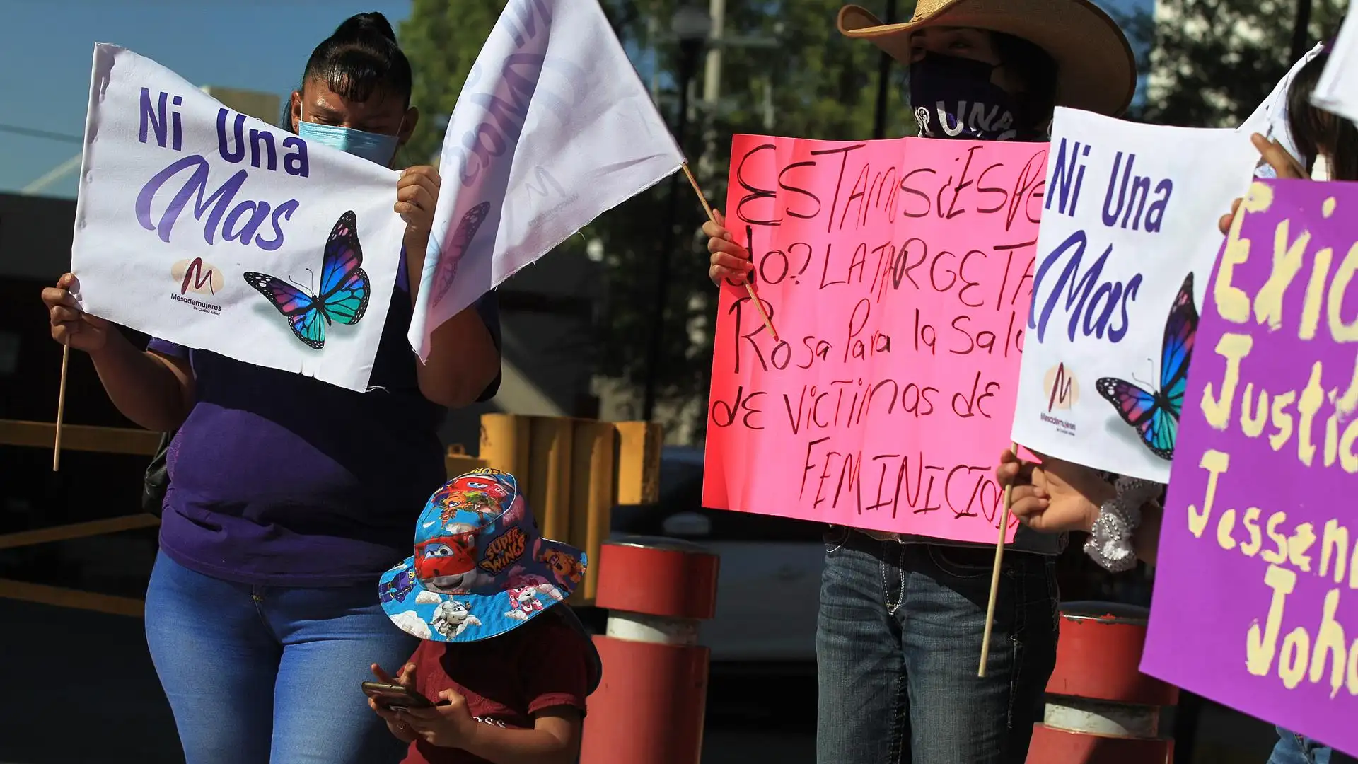 Imagen de esta semana de madres de v&iacute;ctimas de feminicidio y desapariciones en una manifestaci&oacute;n de protesta en la mexicana Ciudad Ju&aacute;rez.