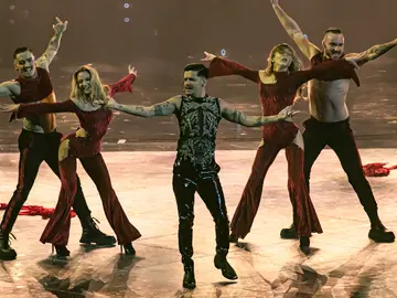 Rumanía durante la segunda semifinal de Eurovisión 2022 Rumanía durante la segunda semifinal de Eurovisión 2022