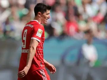 Lewandowski, con el Bayern de Múnich Lewandowski, con el Bayern de Múnich