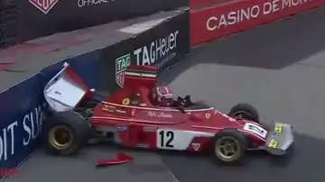 Leclerc la lía: estrella el mítico Ferrari 312T de Niki Lauda en el circuito urbano de Mónaco