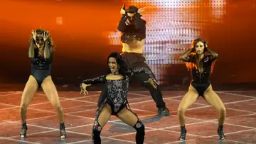 Chanel, durante su actuación en Eurovisión 2022