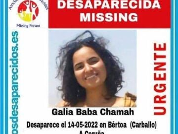 La joven desaparecida en Carballo 