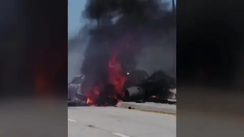 El accidente de avioneta en Florida El accidente de avioneta en Florida