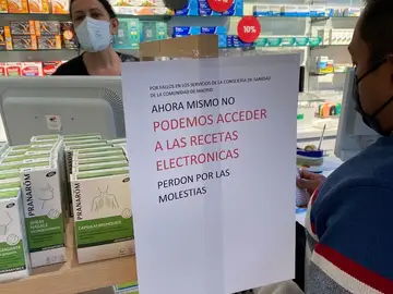 Colapsa el sistema de recetas electrónicas de Madrid Colapsa el sistema de recetas electrónicas de Madrid