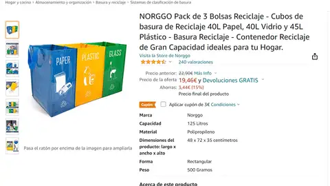 Bolsas de reciclaje Bolsas de reciclaje