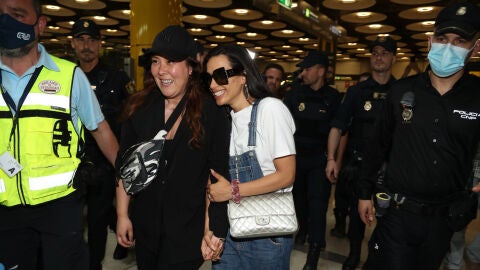 Chanel llegando a España tras Eurovisión
