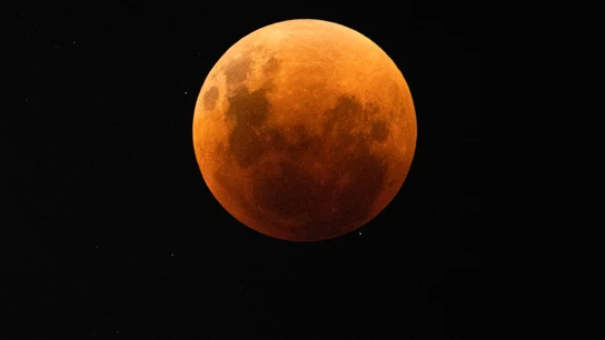 Eclipse lunar en Santiago (Chile). Eclipse lunar en Santiago (Chile).