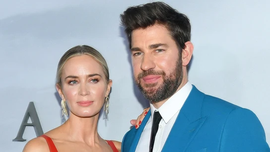 John Krasinski y Emily Blunt John Krasinski y Emily Blunt