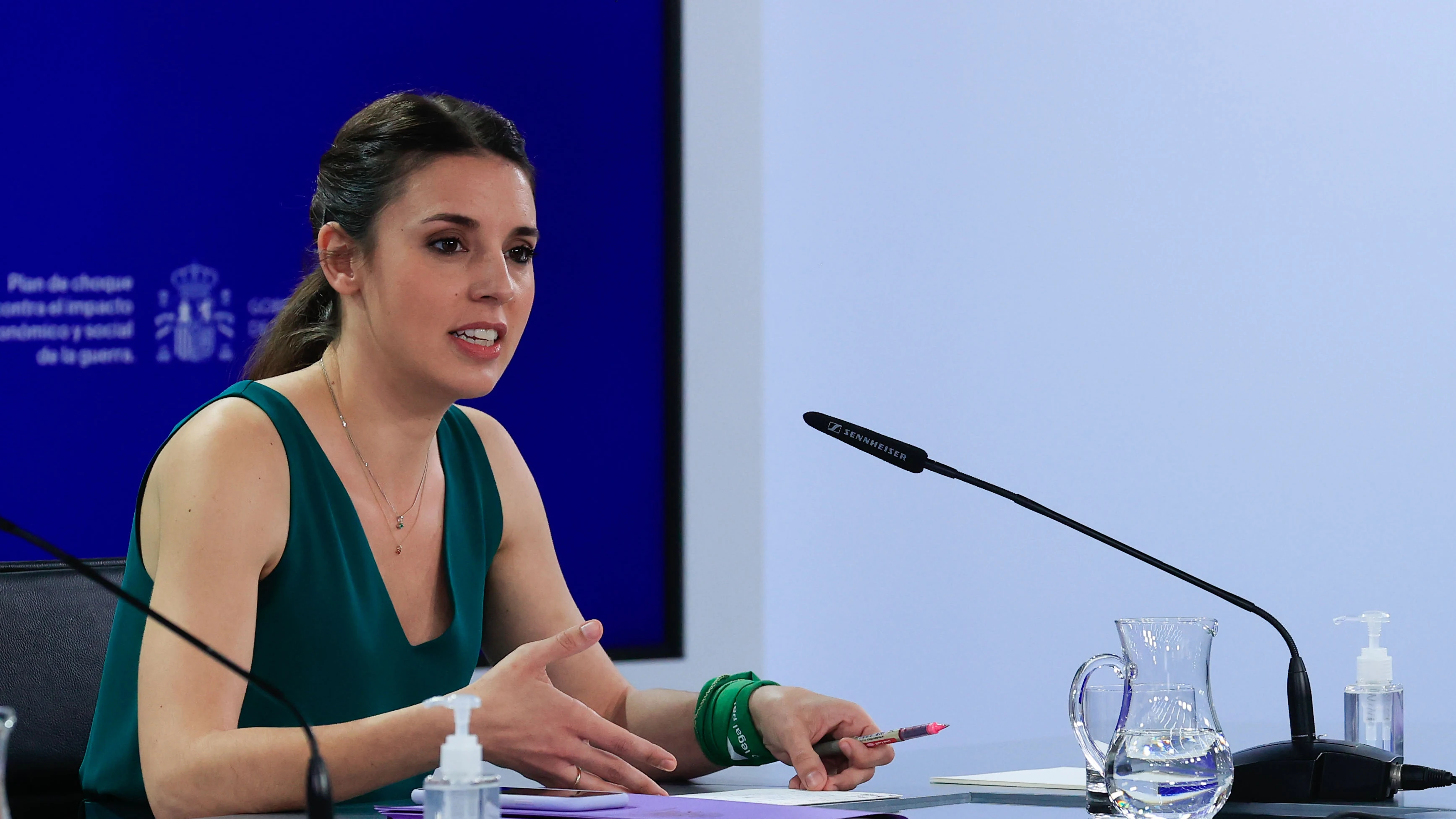 La ministra de Igualdad