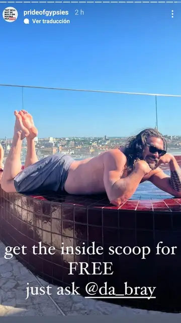 Jason Momoa bromea en sus redes Jason Momoa bromea en sus redes