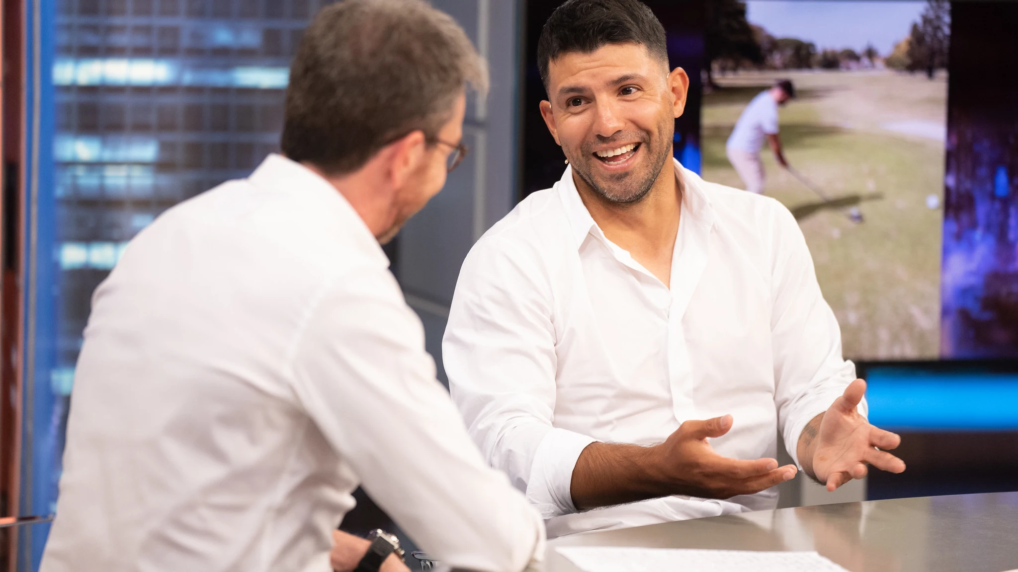 El Kun Ag&uuml;ero confiesa en 'El Hormiguero 3.0' su otra gran pasi&oacute;n: "Juego bastante bien al golf"