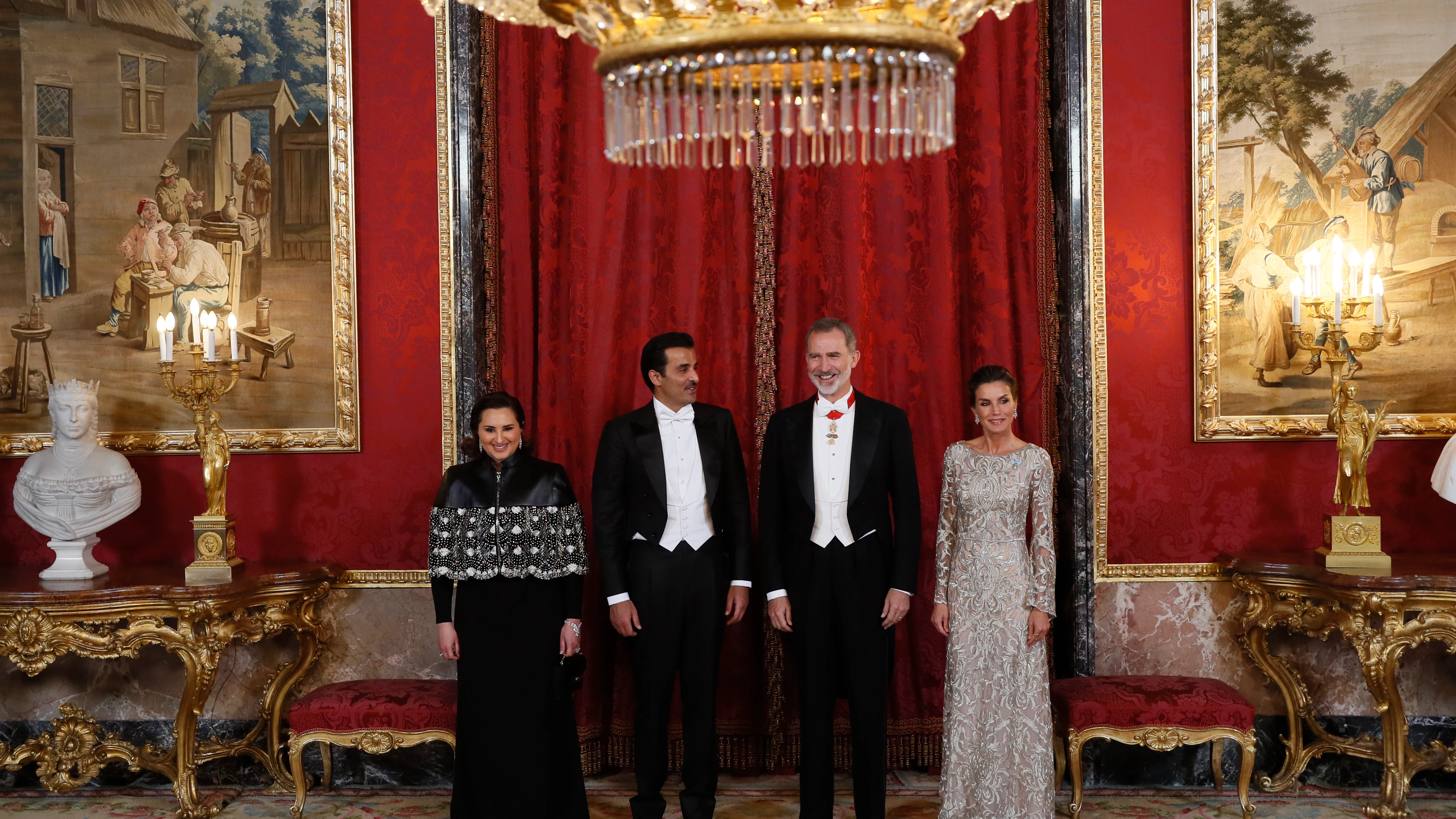 Cena honorífica con el emir de Catar Cena honorífica con el emir de Catar