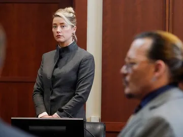 Amber Heard y Johnny Depp en el juicio Amber Heard y Johnny Depp en el juicio