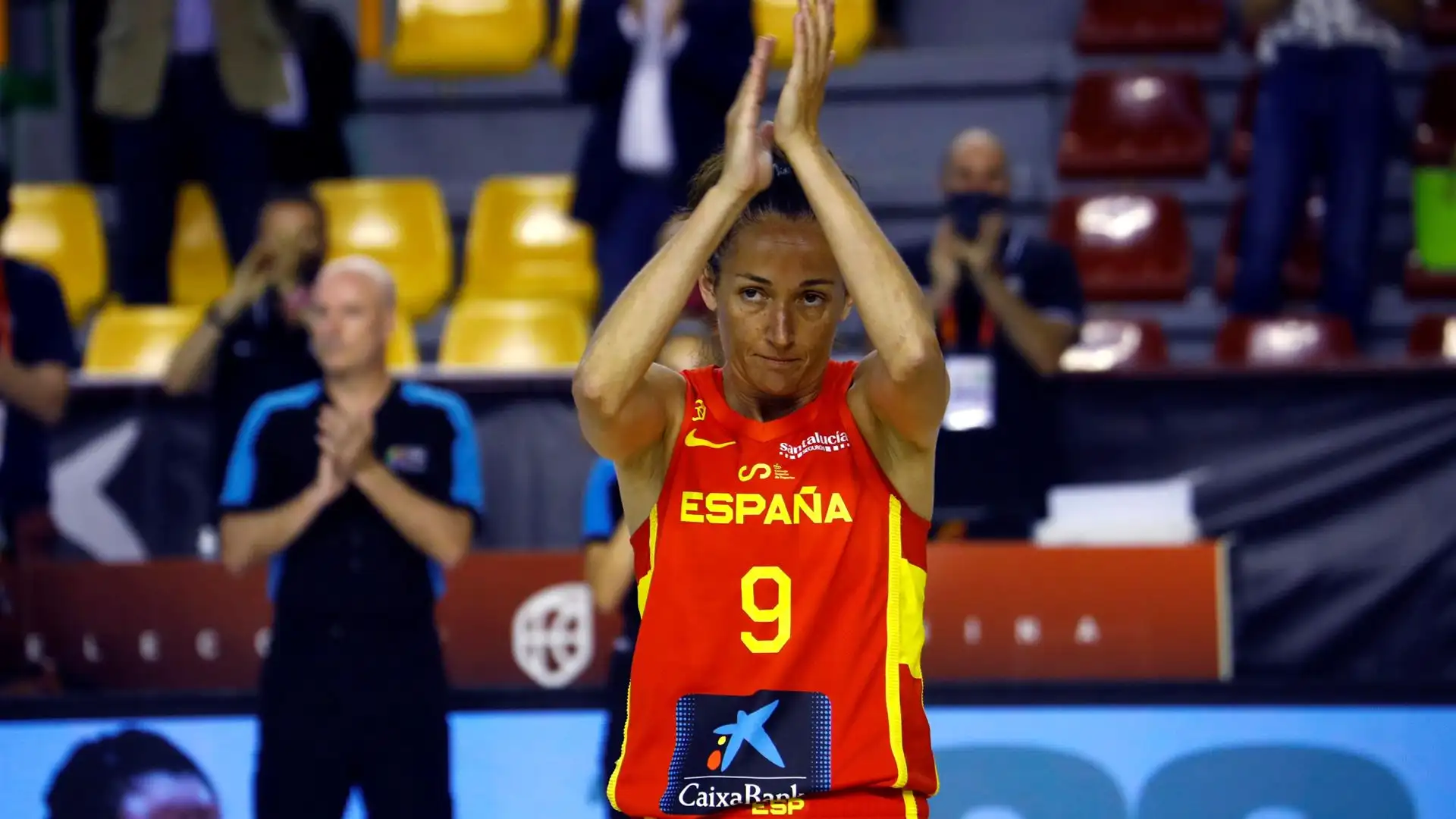 La jugadora de baloncesto Laia Palau con la selecci&oacute;n espa&ntilde;ola