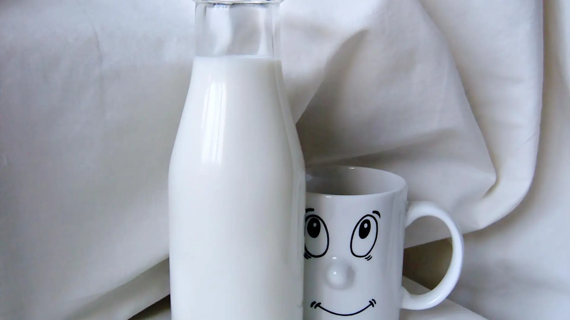 Una botella de leche Una botella de leche