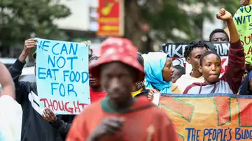 Protesta en Kenia 