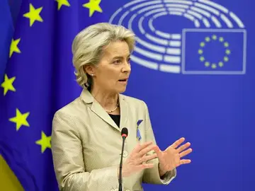 La presidenta de la Comisión Europea, Ursula von der Leyen La presidenta de la Comisión Europea, Ursula von der Leyen
